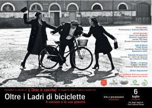 Locandina evento Oltre i Ladri di biciclette 6 luglio 2017